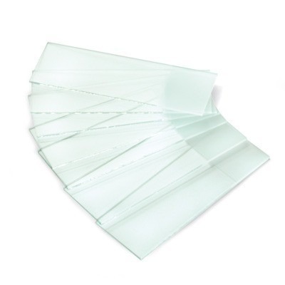 PORTA OBJETOS Lamina de vidrio rectangular almacenar muestras y objetos